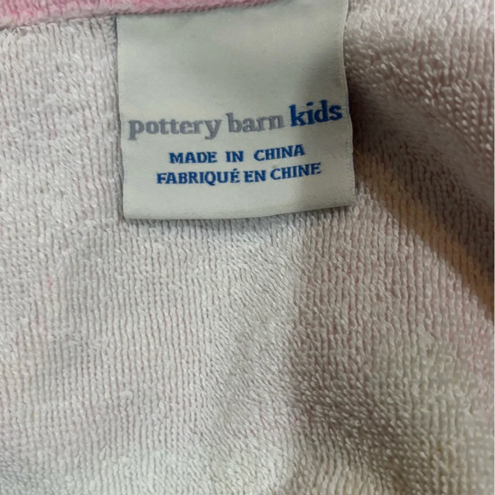 Pottery Barn Kids Reese Seahorse Beach Towel - Pink & Yellow